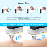 Suction Blackhead Remover Kit Electric Facial Pore Cleanser Acne Cleaner