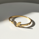 Crystal Wing Bangle