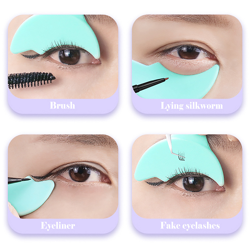 Makeup Tool Eyeliner Stencils Silicone Winged Tip