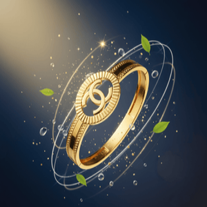 Logo Hinged Bangle