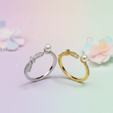 Pearl Twist Ring
