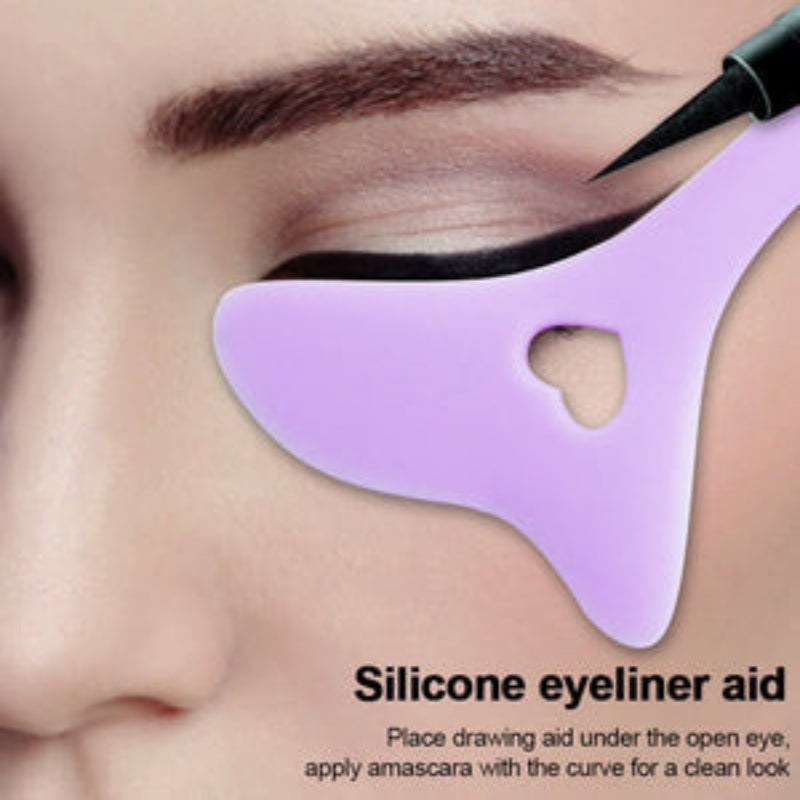 Makeup Tool Eyeliner Stencils Silicone Winged Tip